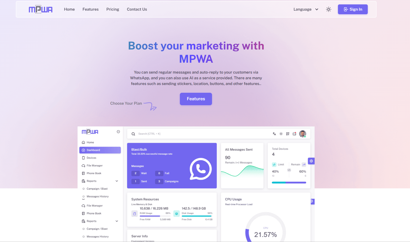 MPWA WhatsApp Software